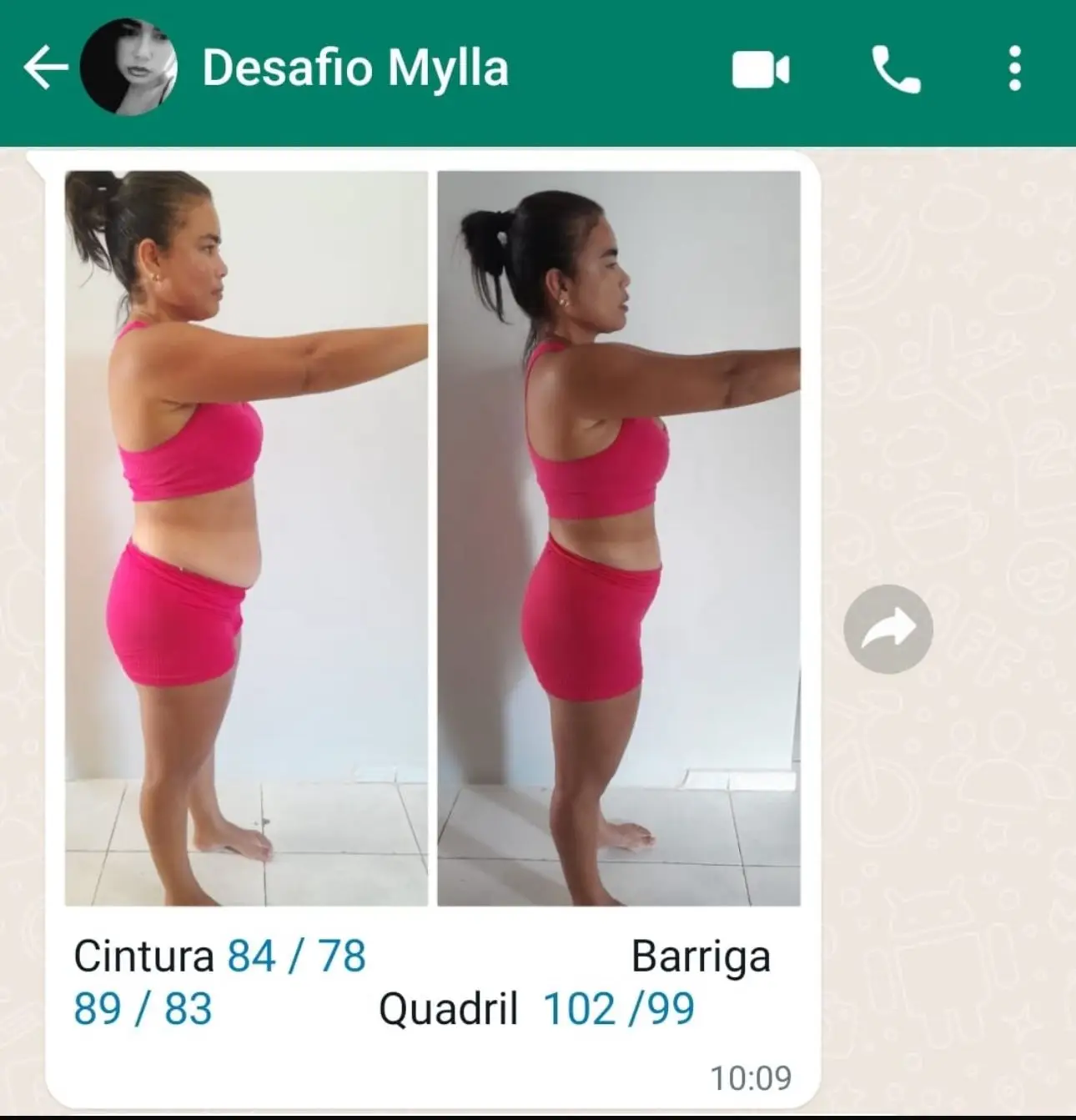 Resultado Aluna 9